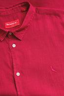 Camisa mc linho tinturado